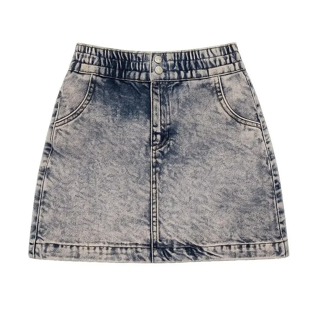 BDG Urban Outfitters Acid Wash Denim Mini Skirt High Rise XS